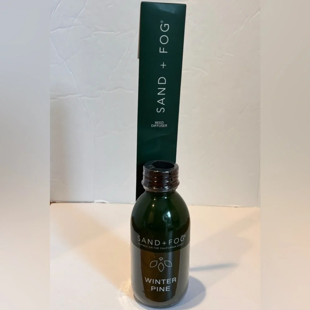 NWT Sand & Fog Winter Pine bamboo Reed Diffuser ~ 110ml